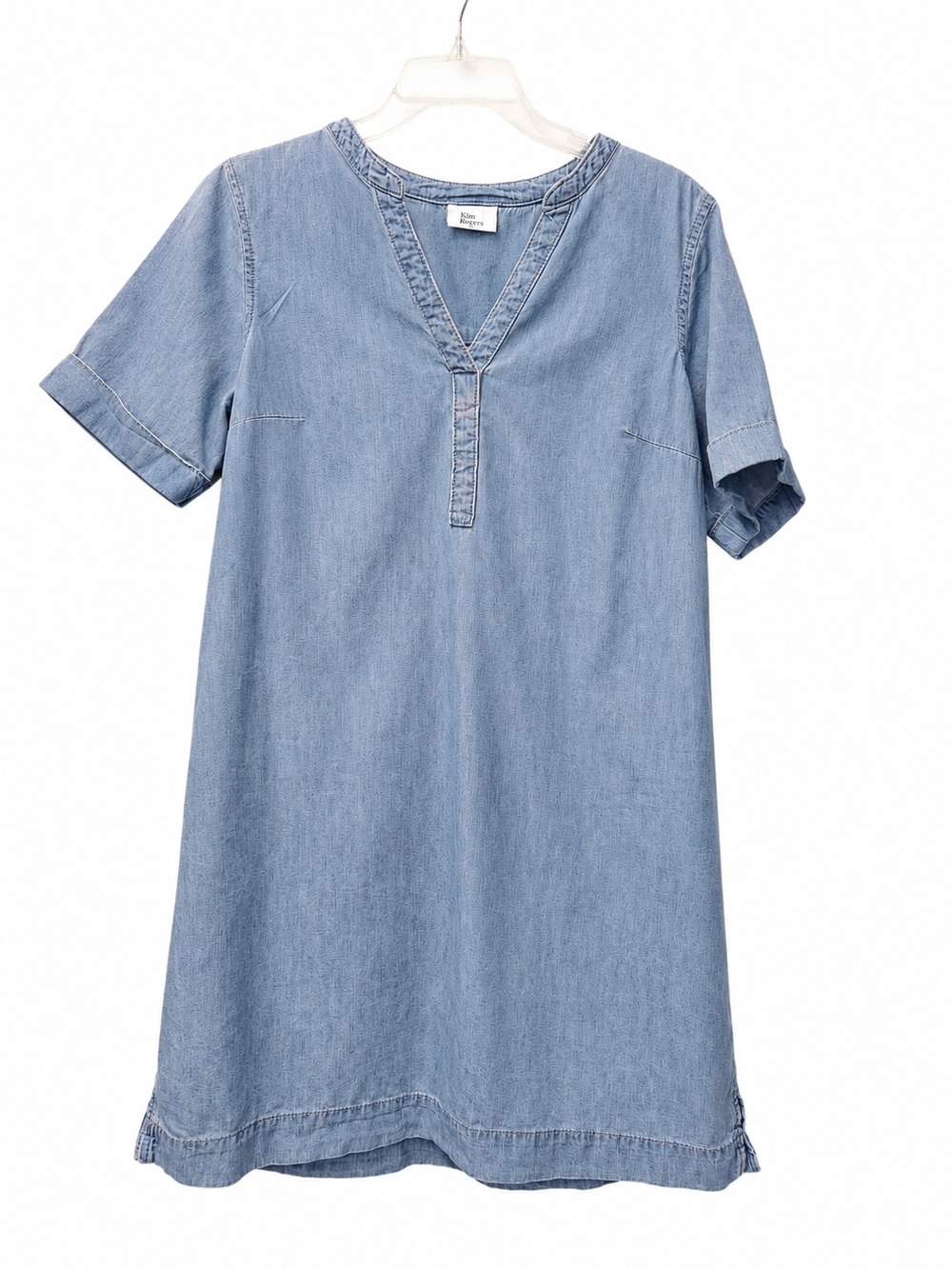 Kim Rogers Light Blue Denim V-Neck Tunic